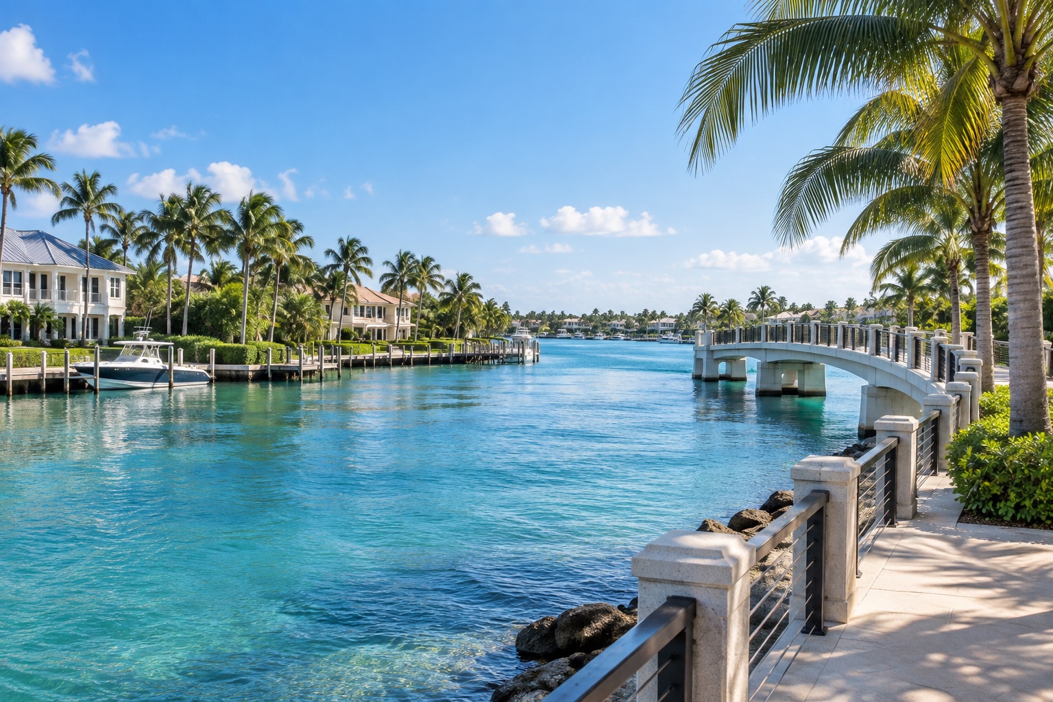 Representative South Florida coastal neighborhood scene serving Tequesta residents